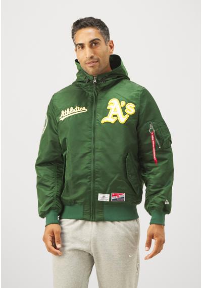 MLB X ALPHA INDUSTRIES OAKLAND ATHLETICS BOMBER - Vereinsmannschaften