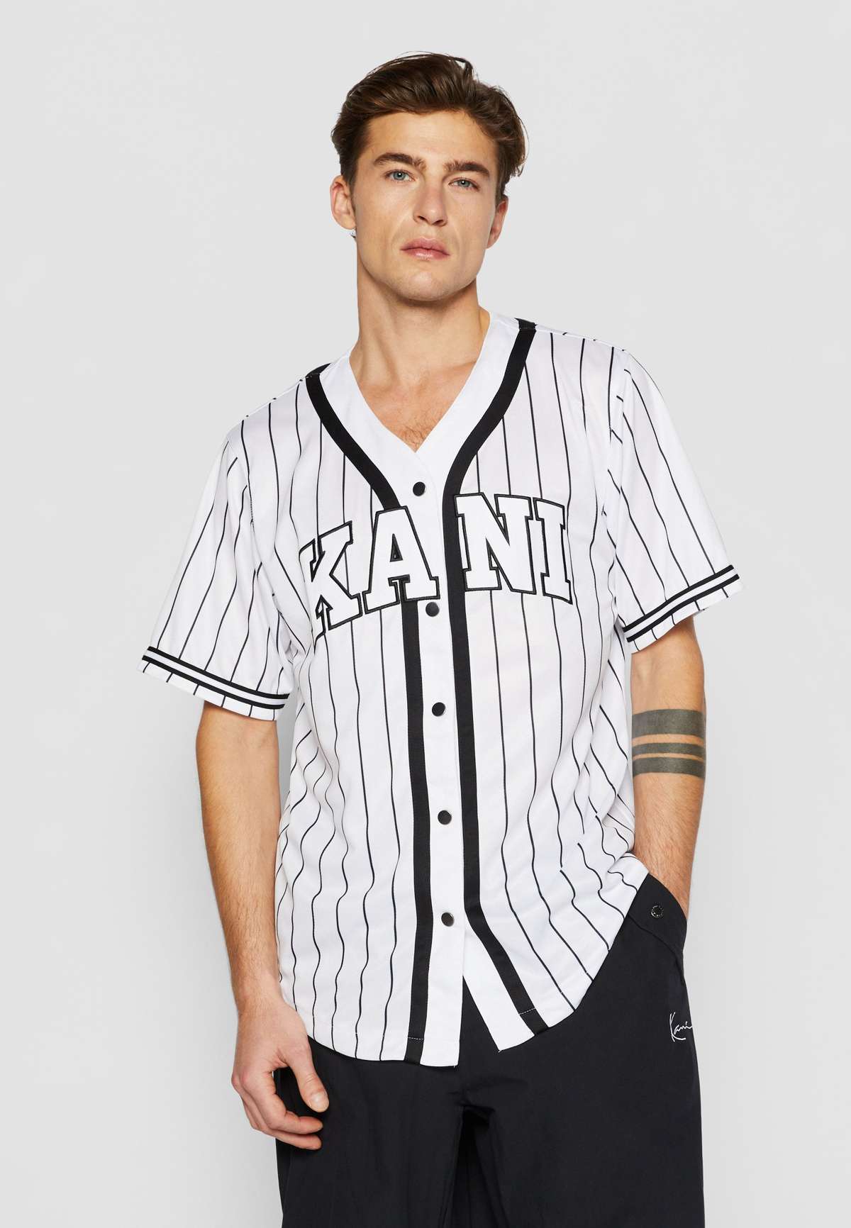 Рубашка SERIF PINSTRIPE BASEBALL SHIRT