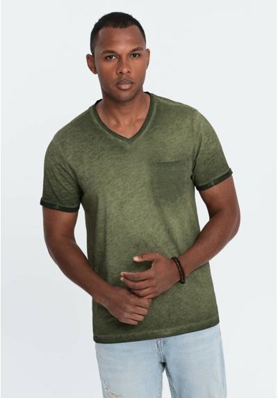 Футболка V-NECK WITH POCKET