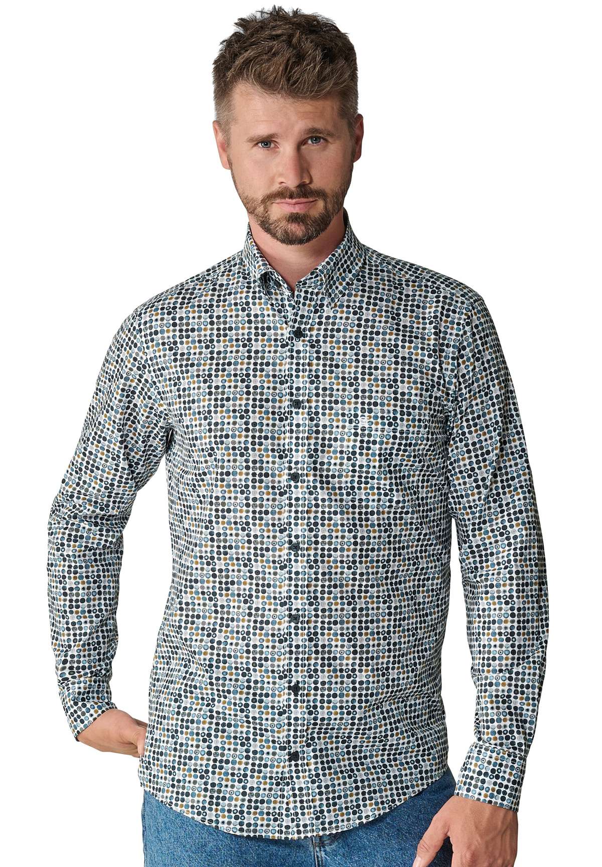 Рубашка PRINT CASUAL FIT