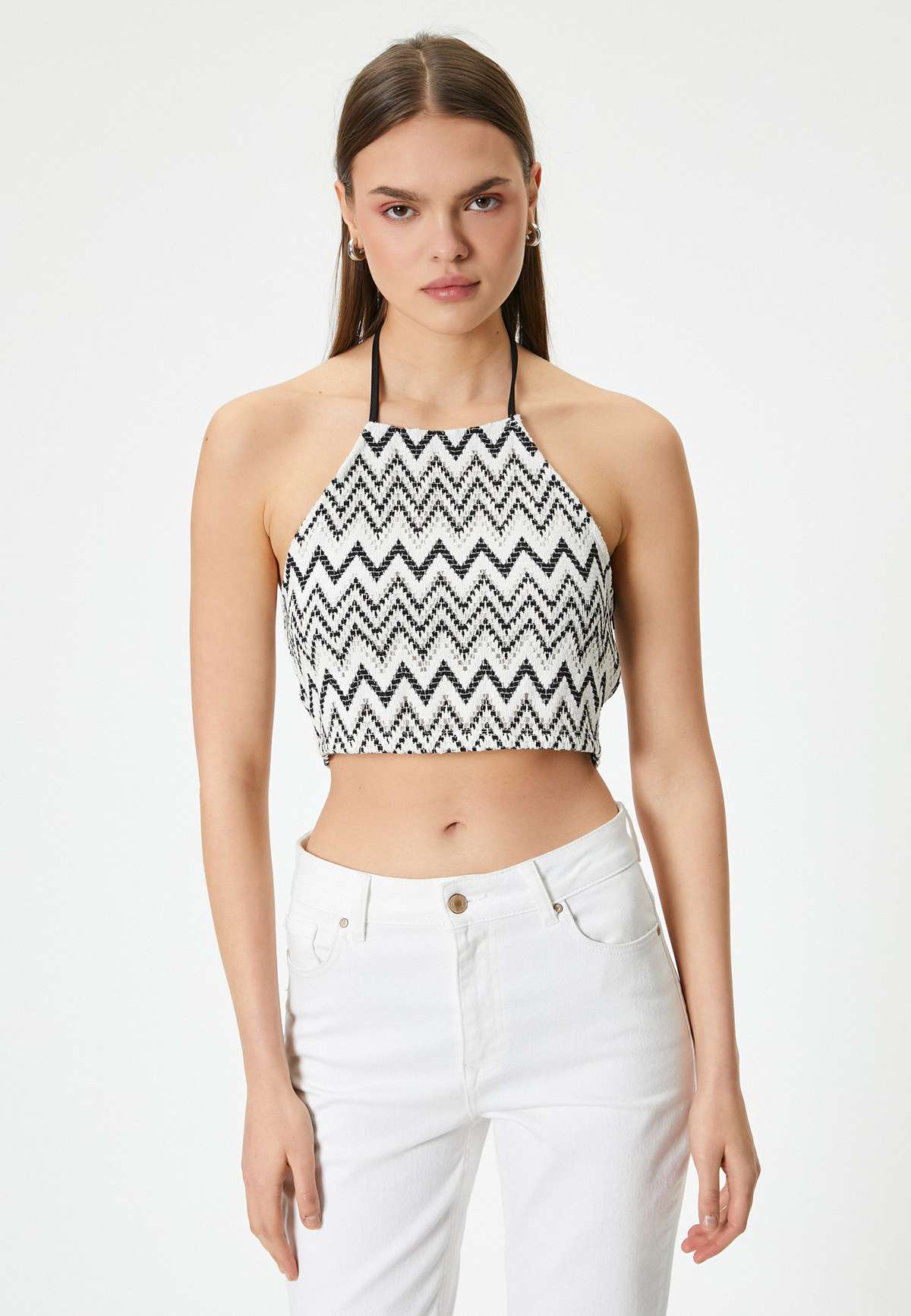 Блузка HALTER NECK CROP