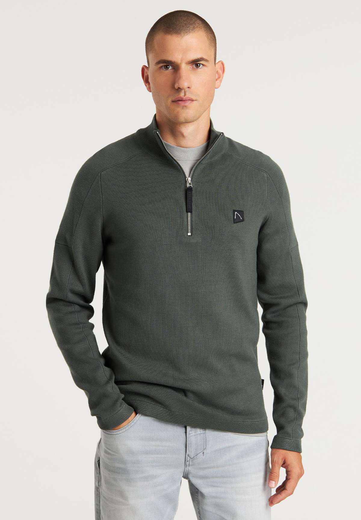 Пуловер OSCAR HALF ZIP