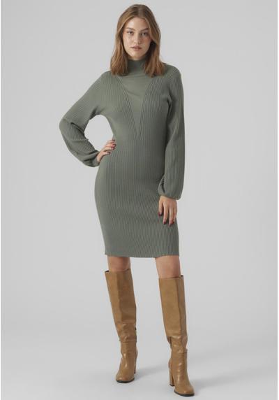 Трикотажное платье VMRAINA HIGHNECK ABOVE KNEE DRESS