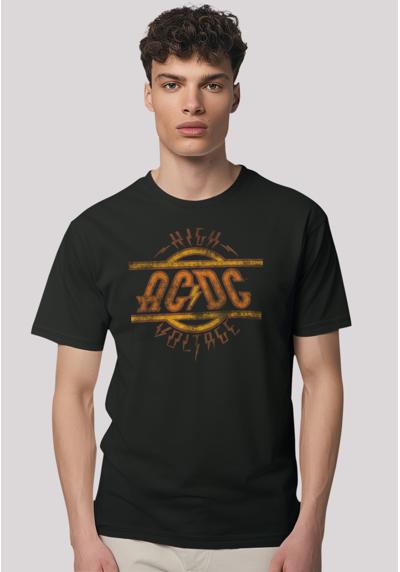 Футболка AC/DC ROCK MUSIK BAND HIGH VOLTAGE DISTRESSED