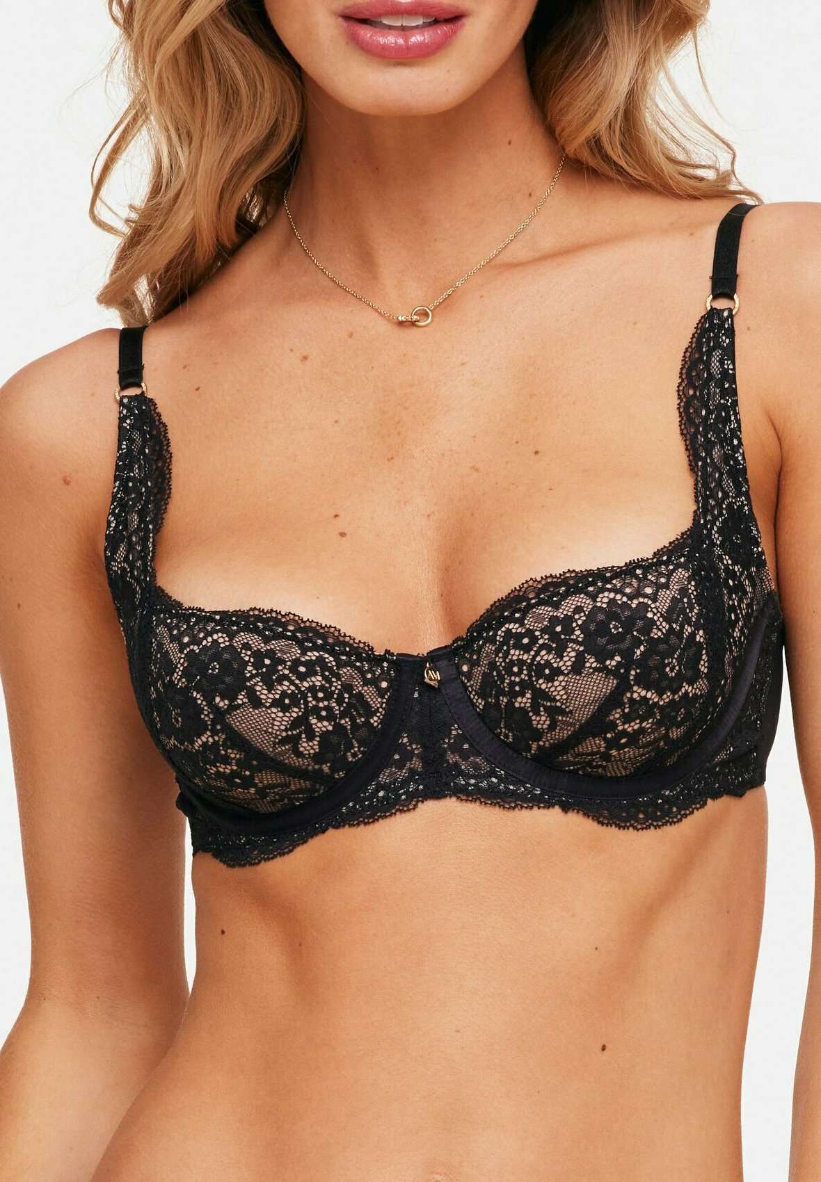 Бюстгальтер BONNIE CONTOUR PLUS BALCONETTE BRA JET BLACK