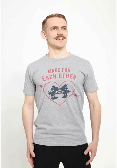 Футболка MICKEY CLASSIC HEART POLKA DOT SILHOUETTE UNISEX