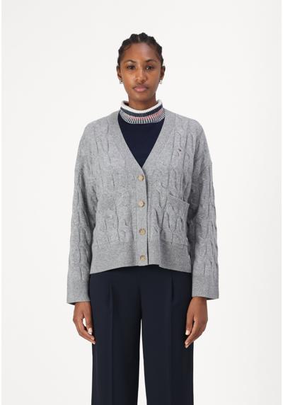 Трикотажный жакет SOFT CABLE CARDIGAN