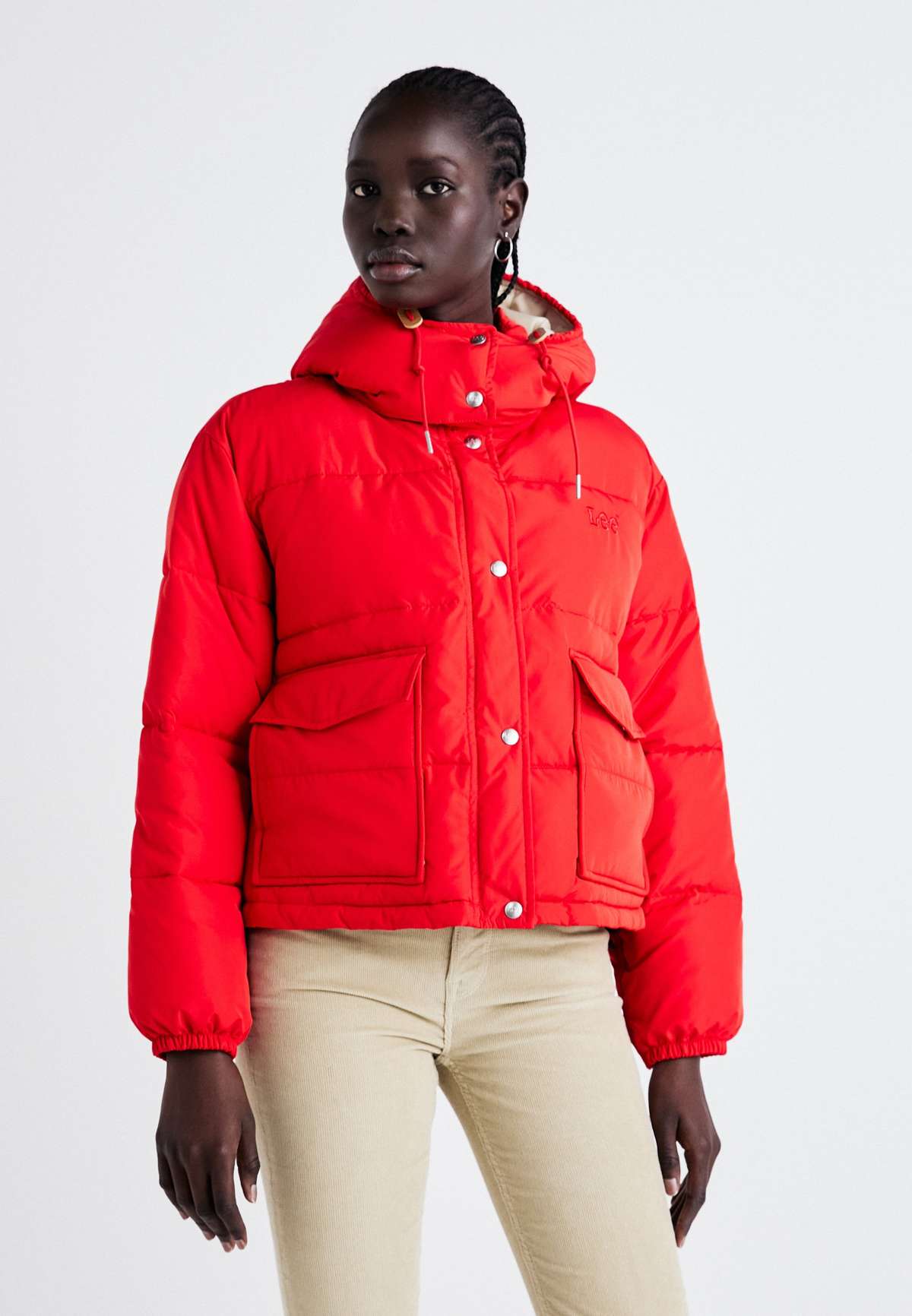 Зимняя куртка HOODED SHORT PUFFER