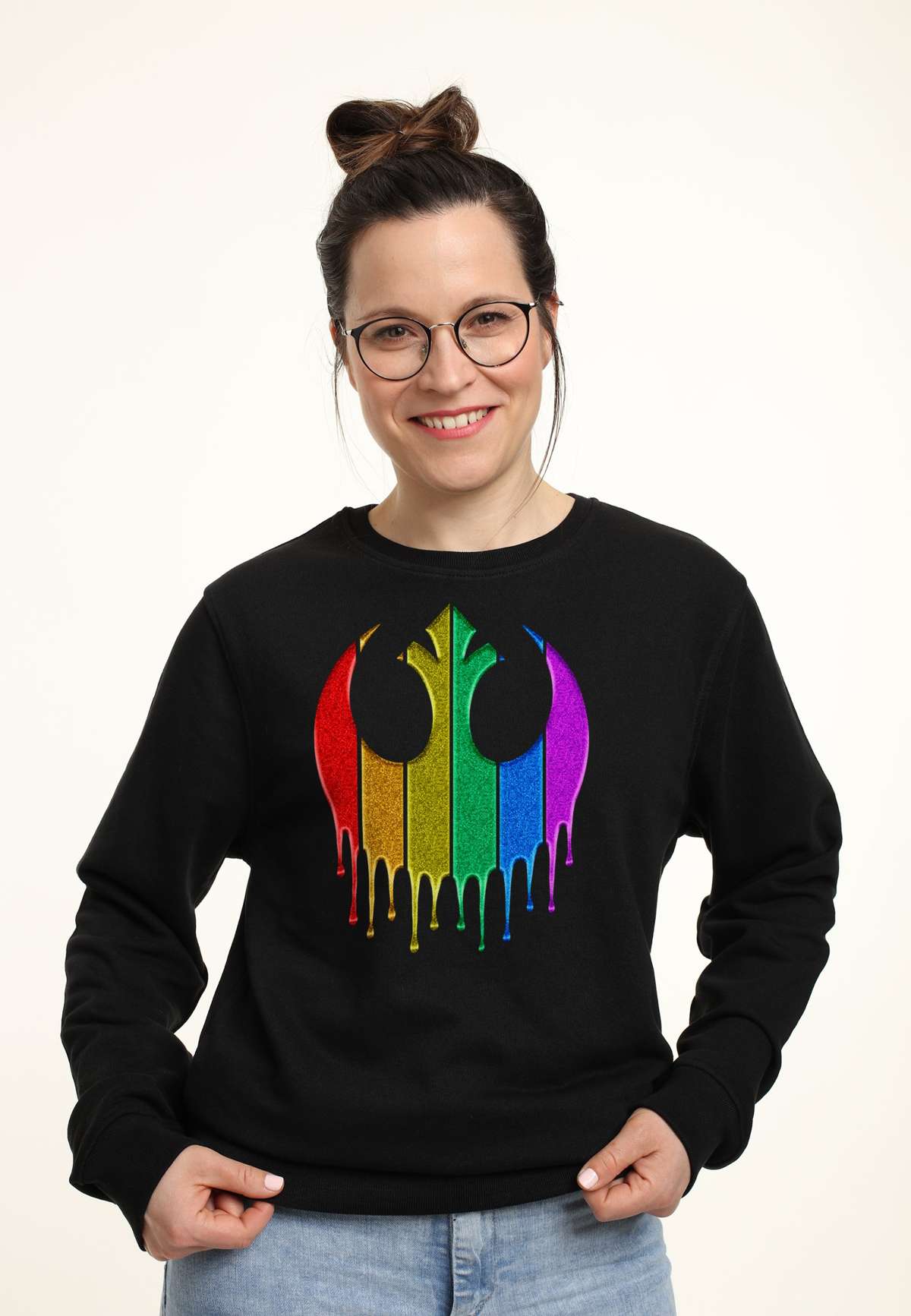 Кофта STAR WARS: CLASSIC RAINBOW SPARKLE REBEL DRIP