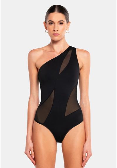 Боди CURVE MESH ONE SHOULDER