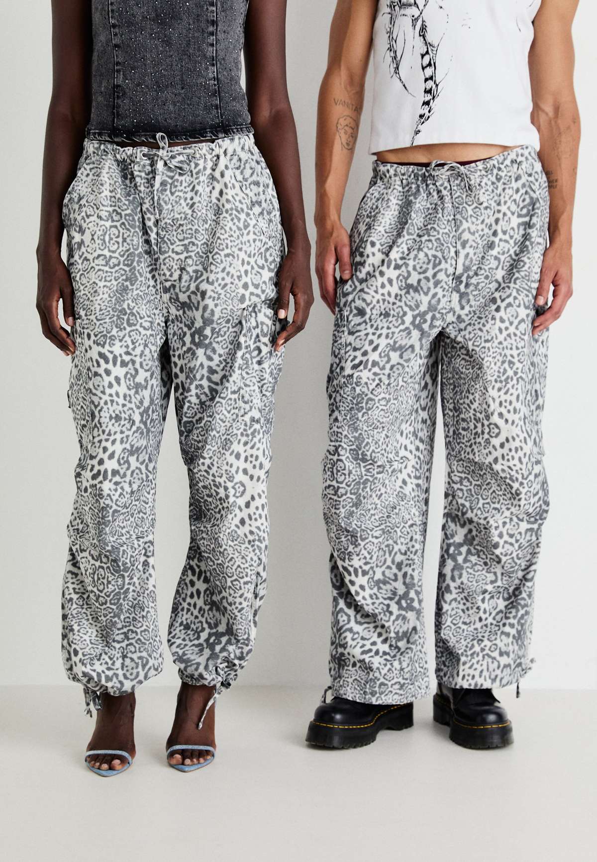 Брюки-карго SNOW LEOPARD PARACHUTE PANTS UNISEX