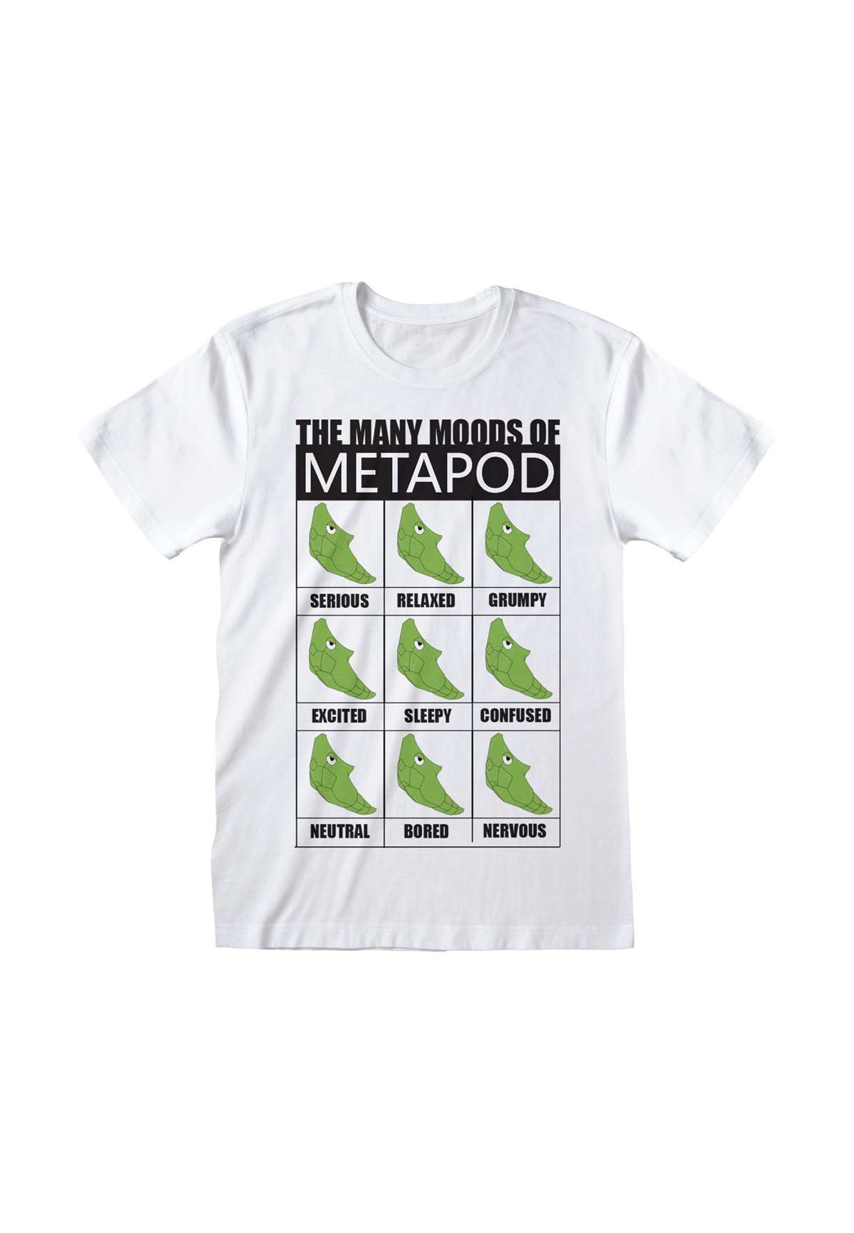 Футболка POKEMON MANY MOODS OF METAPOD POKEMON MANY MOODS OF METAPOD