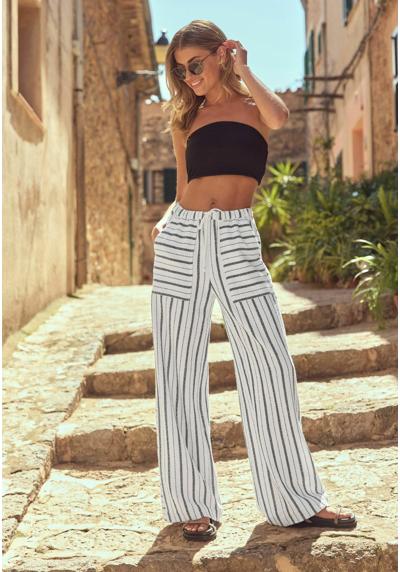 Брюки TEXTURED STRIPE PETITE