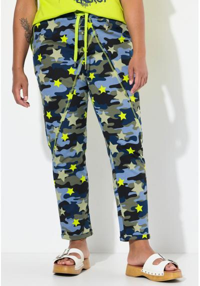 Брюки JOGGING CAMOUFLAGE WITH DECORATIVE SEAMS ELASTIC WAIST