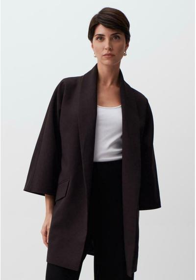 Короткое пальто THREE QUARTER SLEEVE SHAWL COLLAR