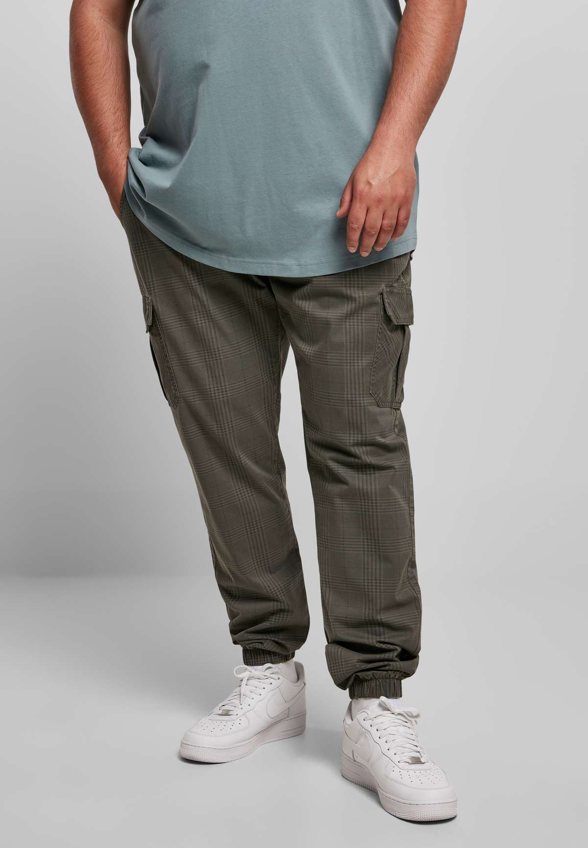 Брюки-карго AOP GLENCHECK CARGO JOG PANTS