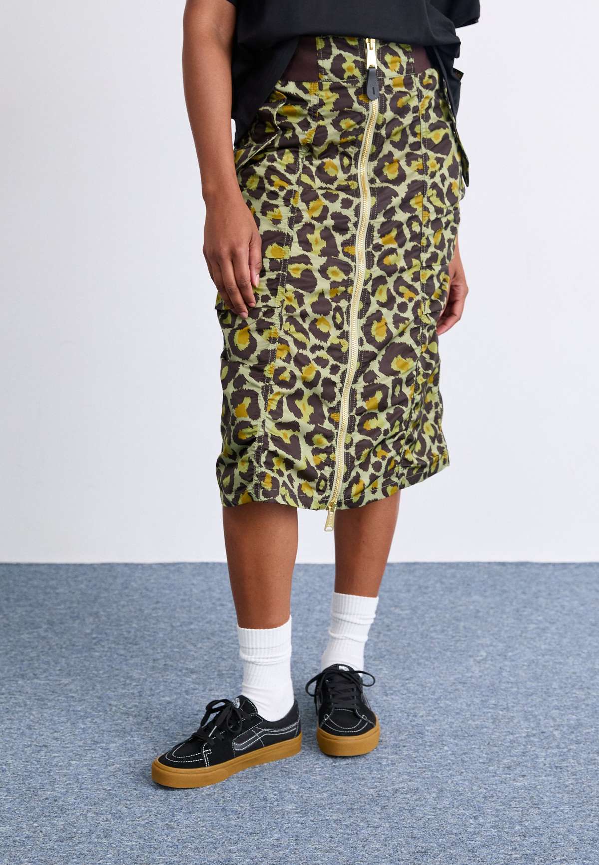 Юбка MIDI SKIRT CAMO