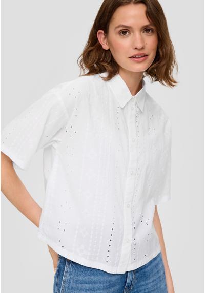 Блуза-рубашка MIT AJOURMUSTER