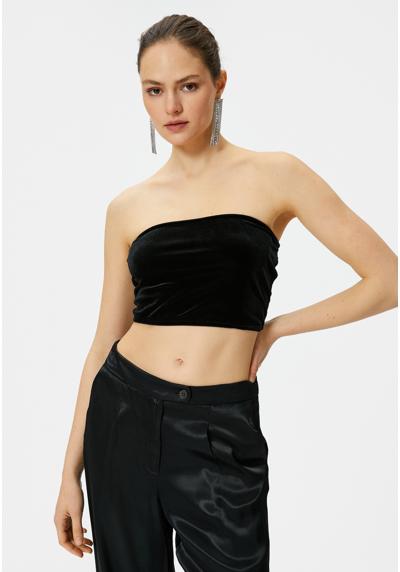 Топ STRAPLESS CROP TANK