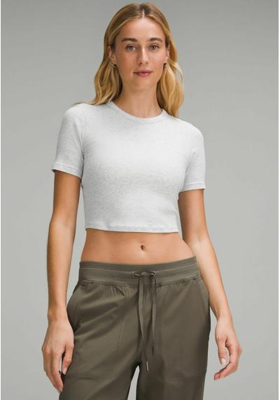 Футболка HOLD TIGHT STRAIGHT HEM CROPPED