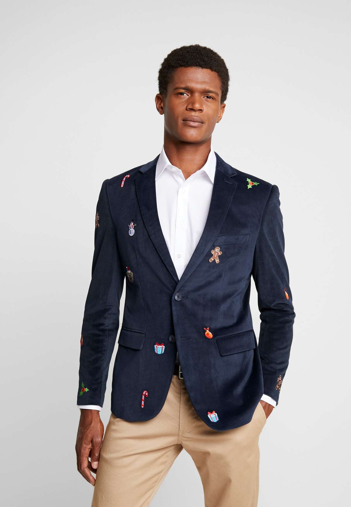 Пиджак DINNER JACKET CHRISTMAS ICONS NAVY