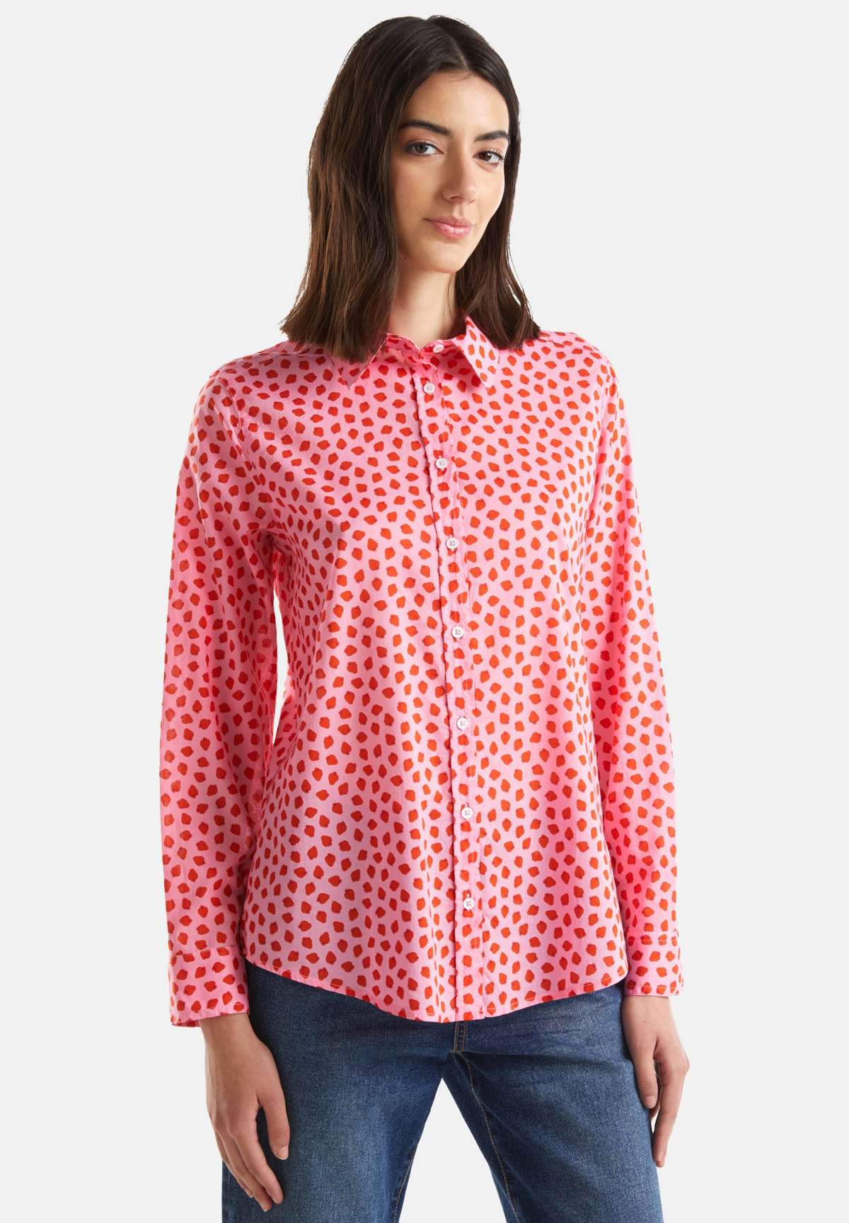 Блуза-рубашка STRAWBERRY ALL OVER