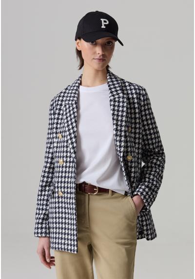 Короткое пальто DOUBLE-BREASTED HOUNDSTOOTH