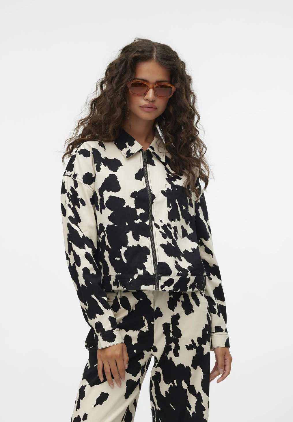 Куртка COW PRINT CORT CROPPED