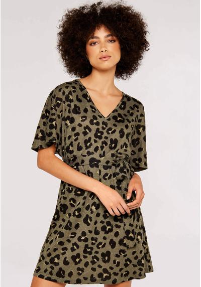 Трикотажное платье ANIMAL PRINT MINI