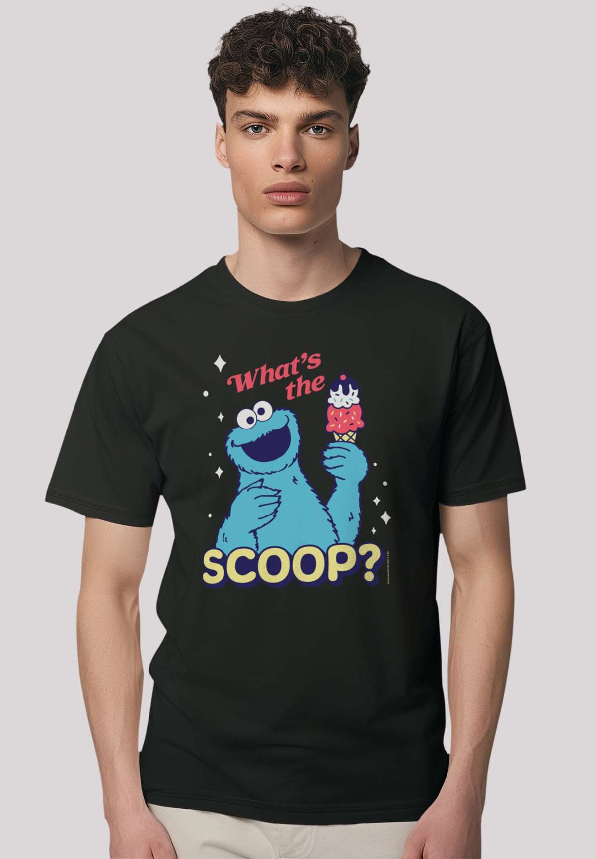 Футболка SESAMSTRASSE COOKIE MONSTER SCOOP