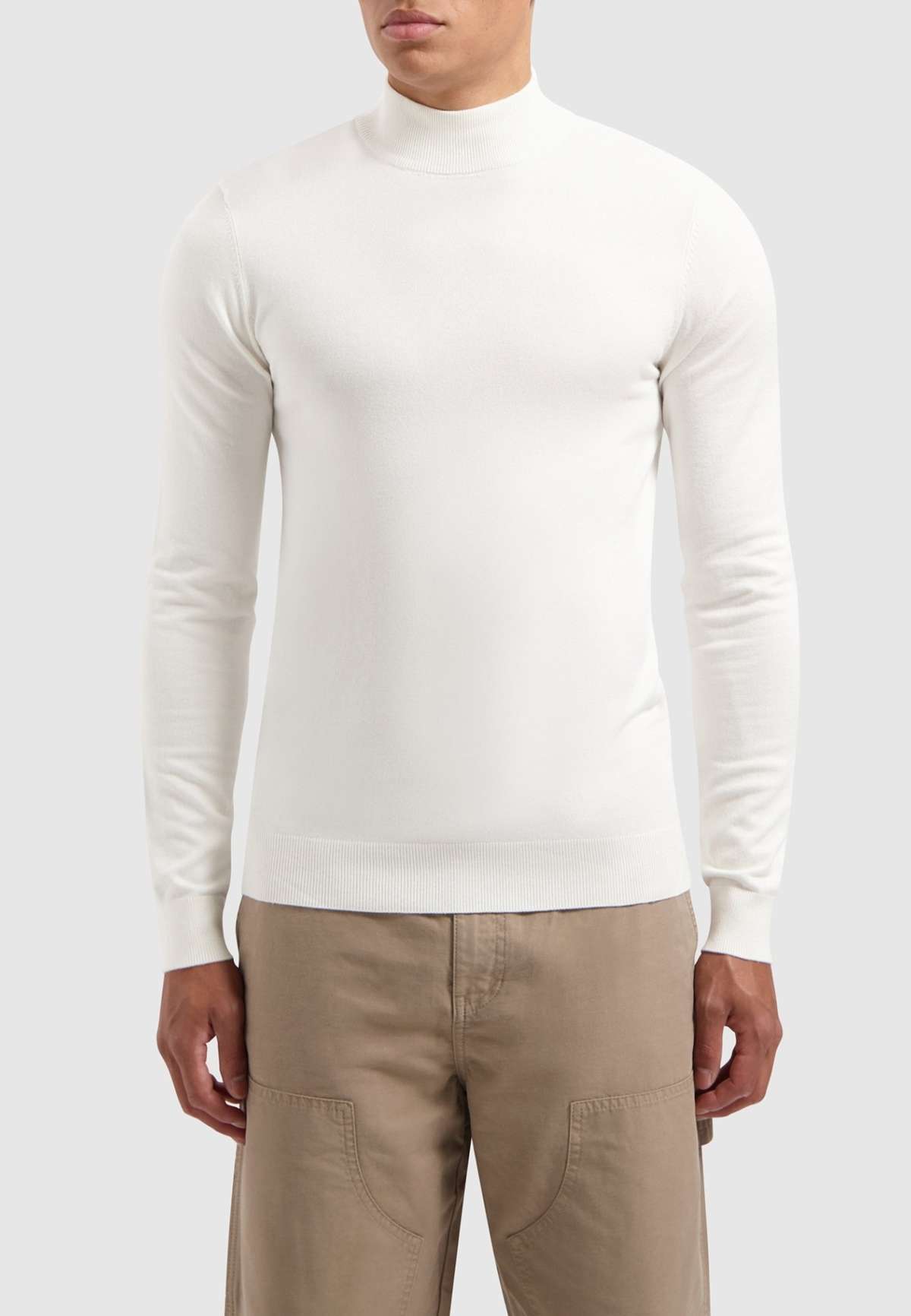 Пуловер REGULAR FIT MOCKNECK