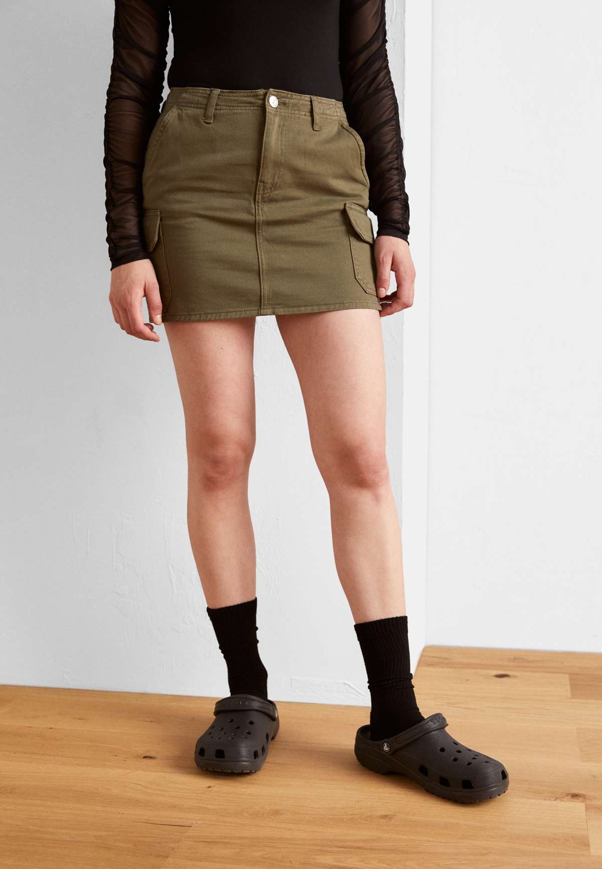 Джинсовая юбка ONLMALFY SHORT CARGO SKIRT