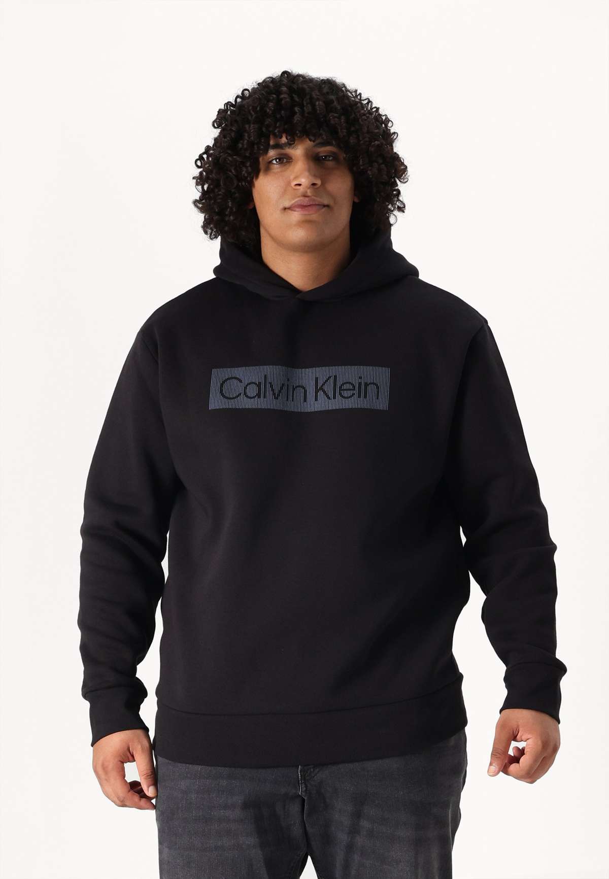 Кофта BOX STRIPED LOGO HOODIE