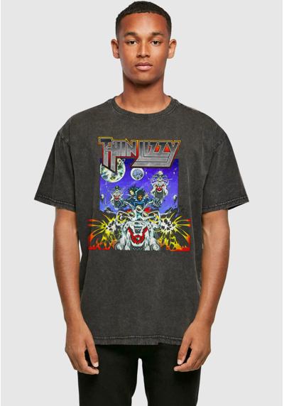 THIN LIZZY - VAGABONDS OF THE WESTERN WORLD ACID WASHED - T-Shirt print THIN LIZZY THIN LIZZY