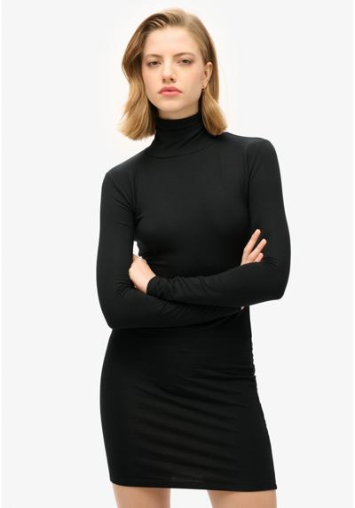 Платье-футляр LONG SLEEVE HIGH NECK MINI