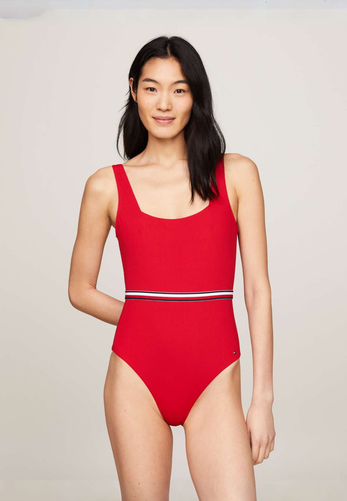 Купальник GLOBAL STRIPE SQUARE NECK ONE PIECE