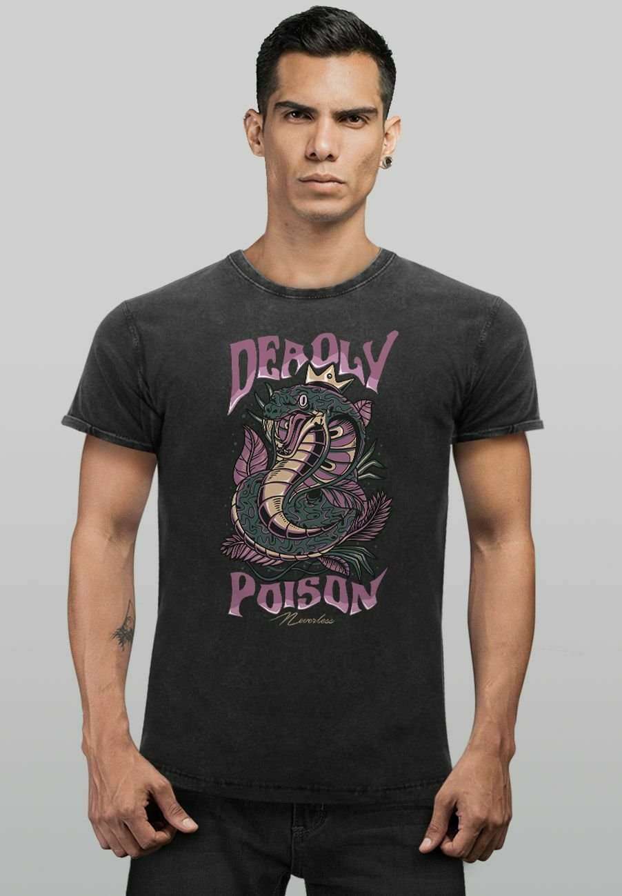 Футболка DEADLY POISON KOBRA MOTIV VINTAGE