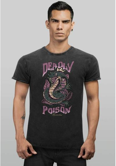 Футболка DEADLY POISON KOBRA MOTIV VINTAGE