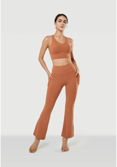 Трикотажные брюки ECHO HIGH-WAIST FLARE YOGA