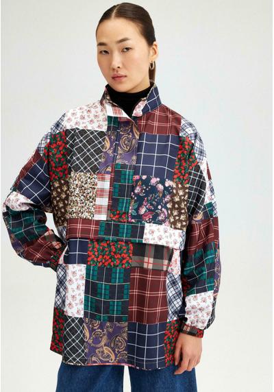 Короткое пальто PATTERNED PATCHWORK WINDCOVER