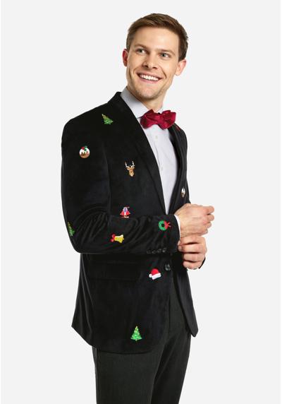 Пиджак DINNER JACKET CHRISTMAS ICONS BLACK