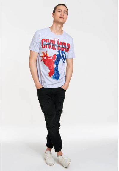 Футболка T-SHIRT CAPTAIN AMERICA MIT GRO?EM FRONTPRINT