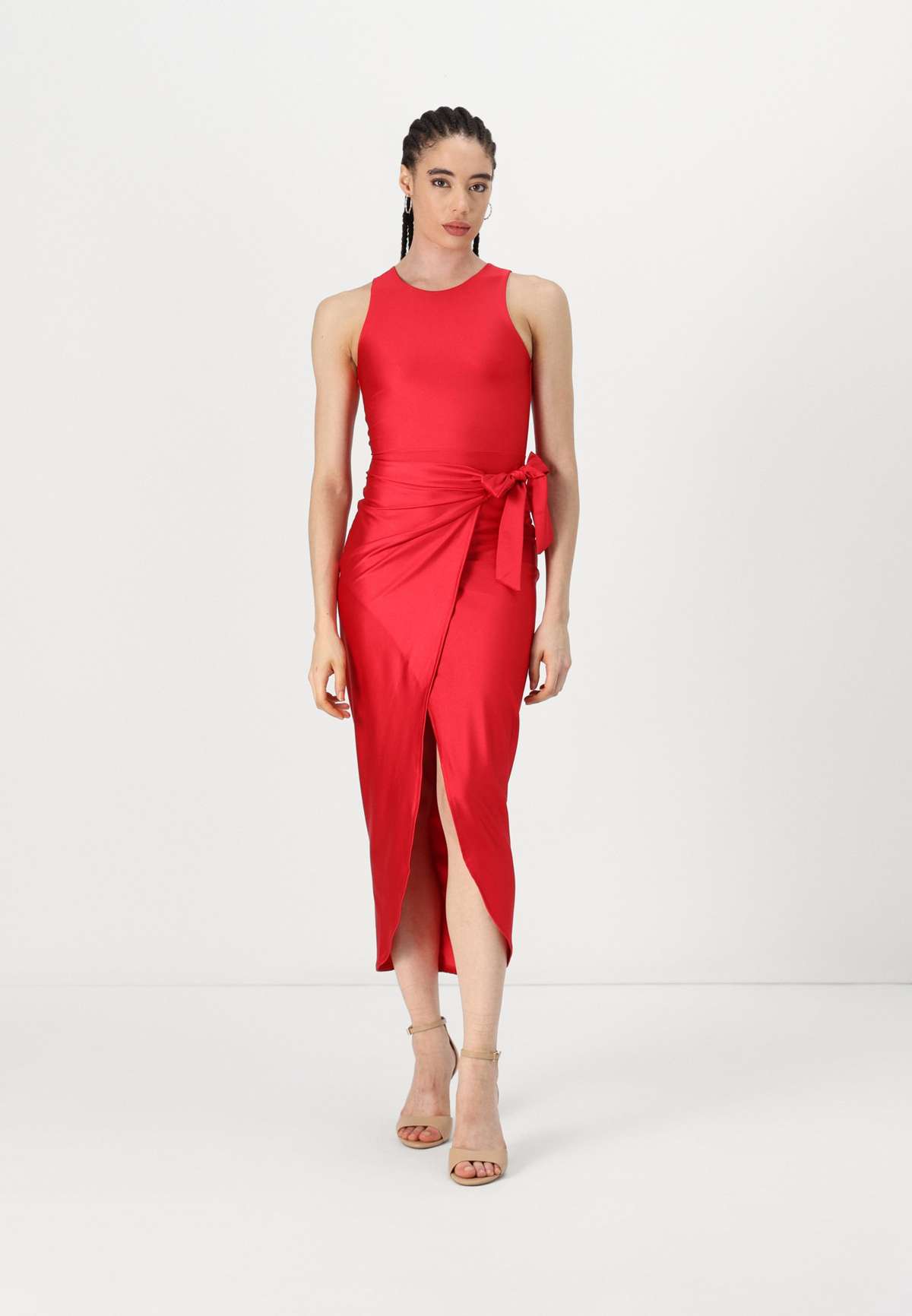 Платье MILLY KNOT MIDI DRESS