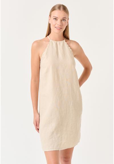 Платье SLEEVELESS HALTER NECK LINEN DRESS