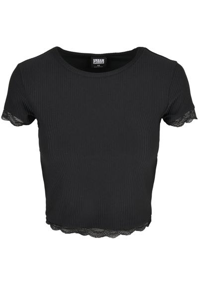 Футболка LADIES CROPPED LACE HEM TEE