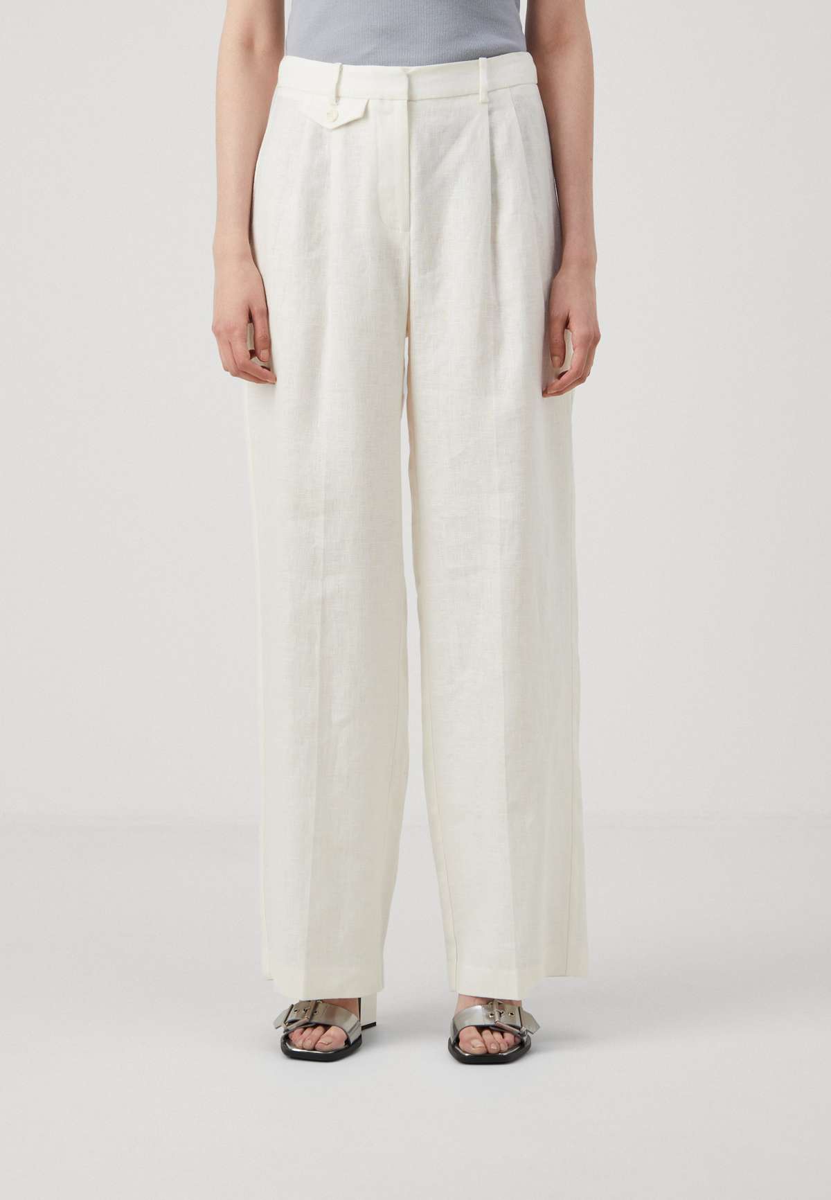 Брюки MYA DOUBLE PLEAT WIDE PANTS