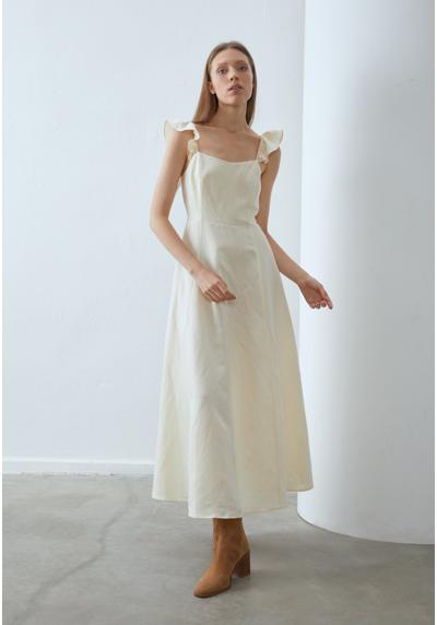 Платье LINEN MIX MAXI DRESS