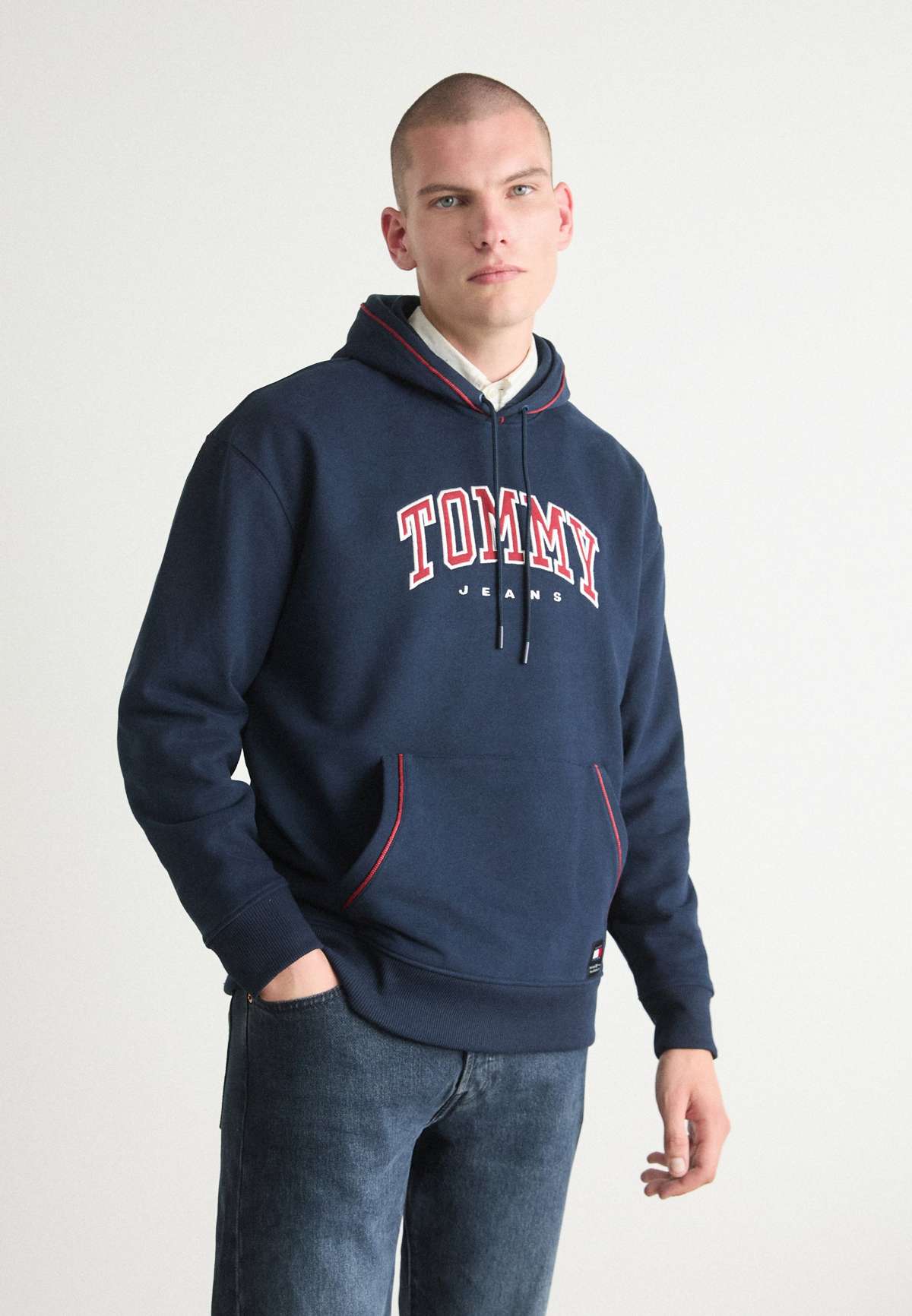 Пуловер VARSITY PIPPING HOOD