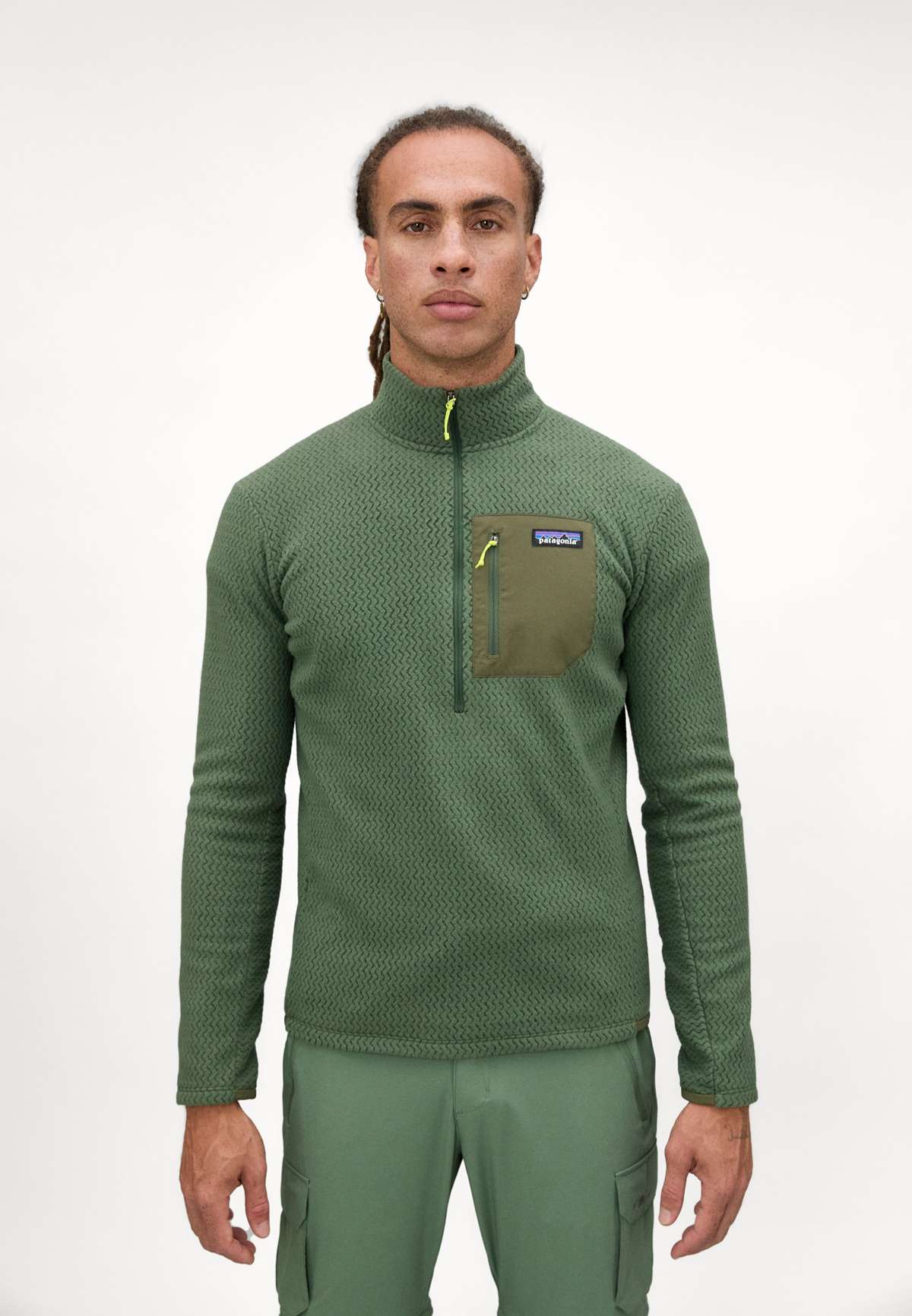 Пуловер R1 AIR ZIP NECK