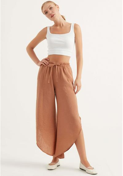 Брюки ELASTIC WAIST WIDE LEG